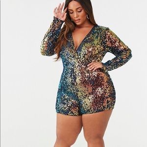 Forever21 Sequin Romper